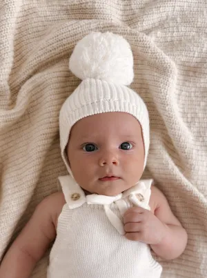 BONNET | MILK (POM POM)