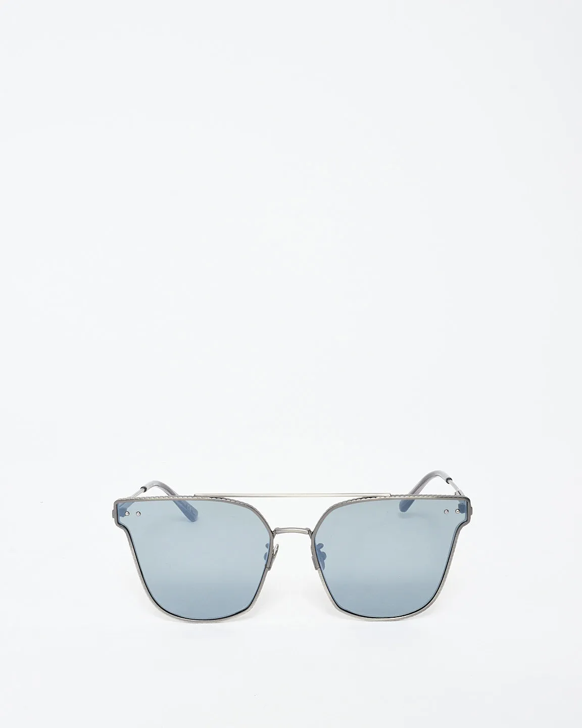 Bottega Veneta Dark Grey BV0140S Aviator Sunglasses