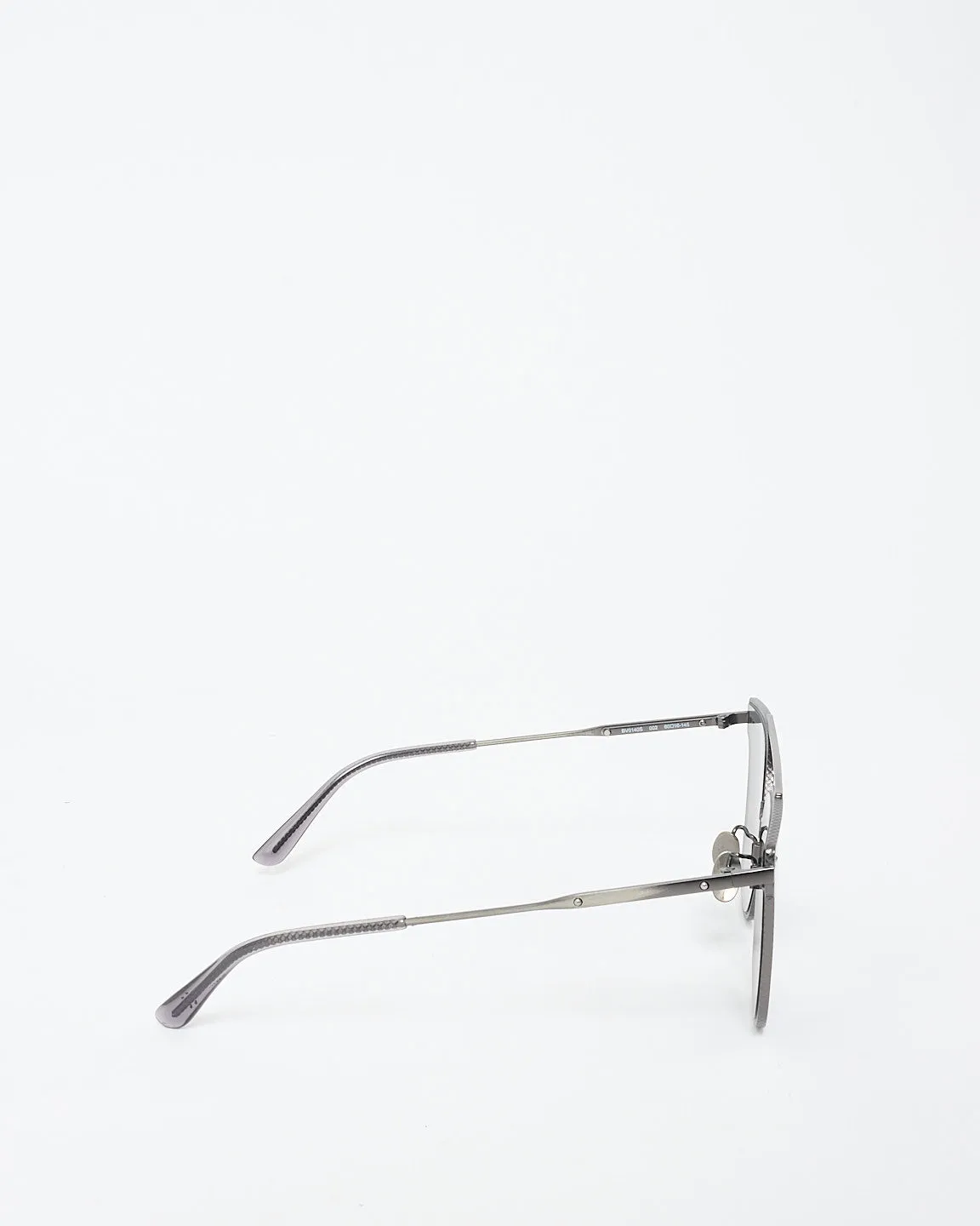 Bottega Veneta Dark Grey BV0140S Aviator Sunglasses