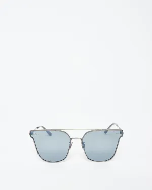 Bottega Veneta Dark Grey BV0140S Aviator Sunglasses