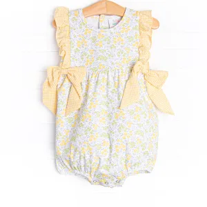 Bows And Buds Bubble, Yellow