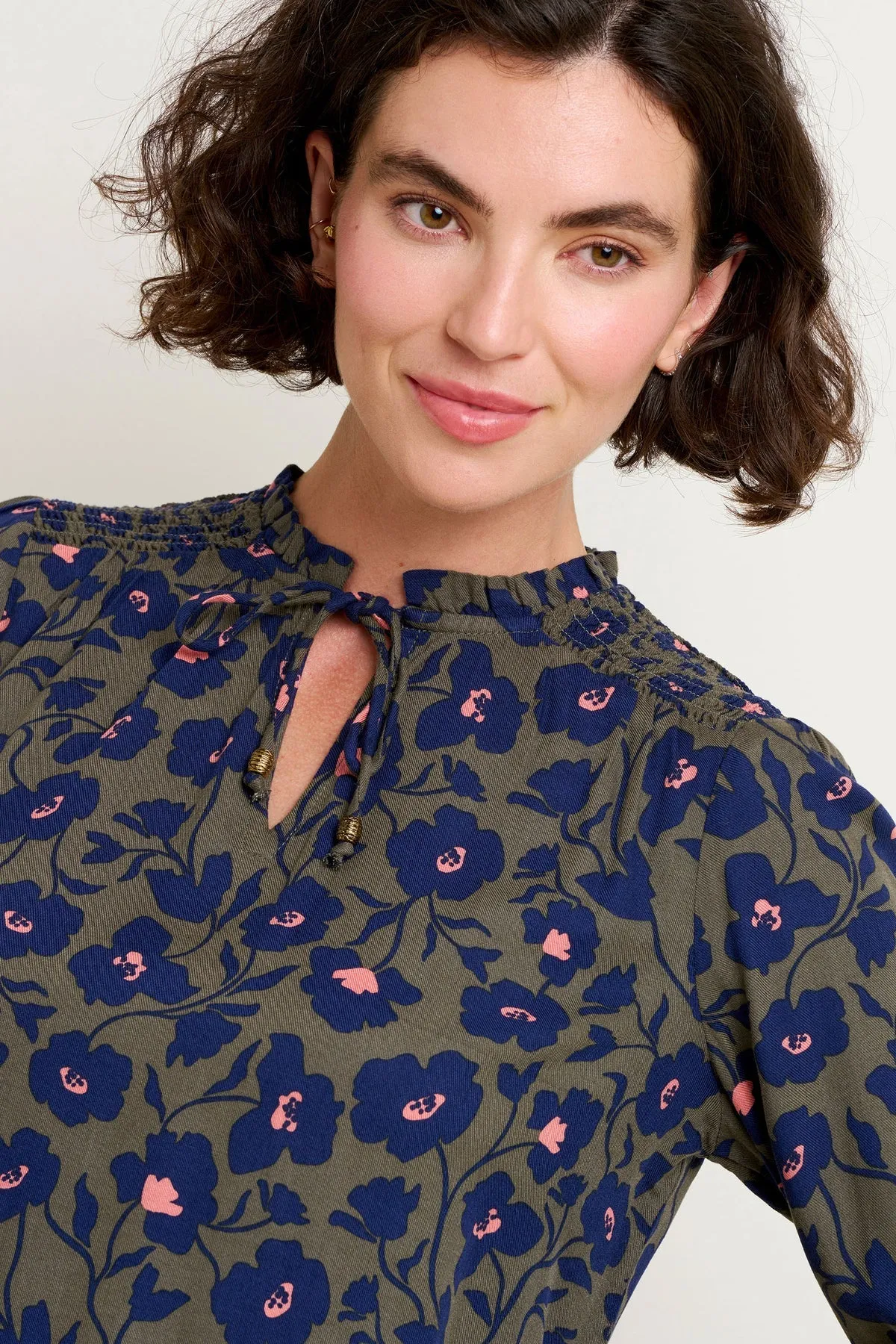Brakeburn - Midnight Bloom Blouse