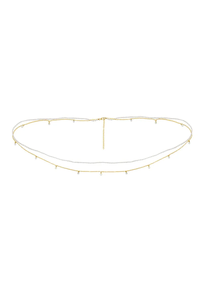 Brigitte Double Shaker Belly Chain