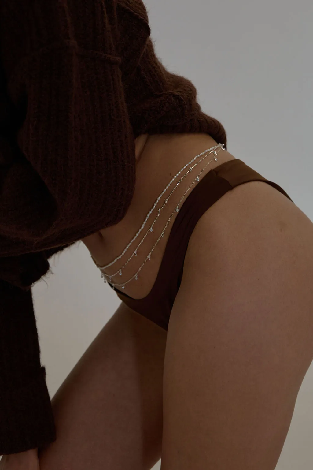 Brigitte Double Shaker Belly Chain