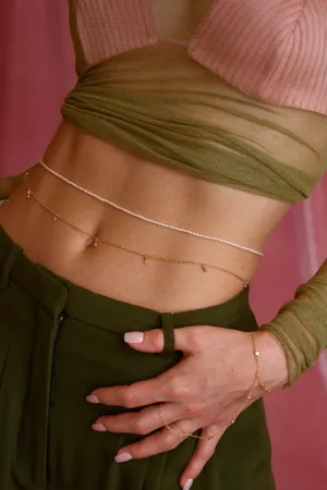 Brigitte Double Shaker Belly Chain