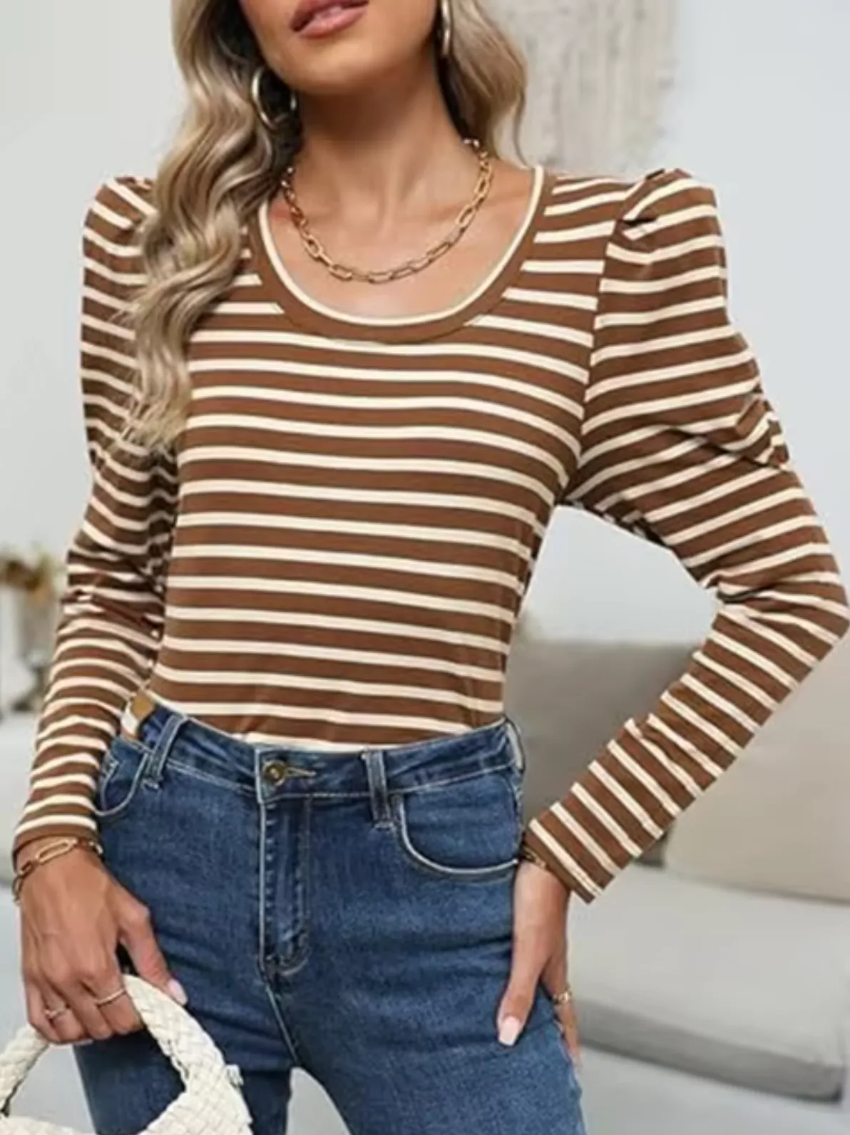 Britin® | Long-Sleeved Puff Sweater