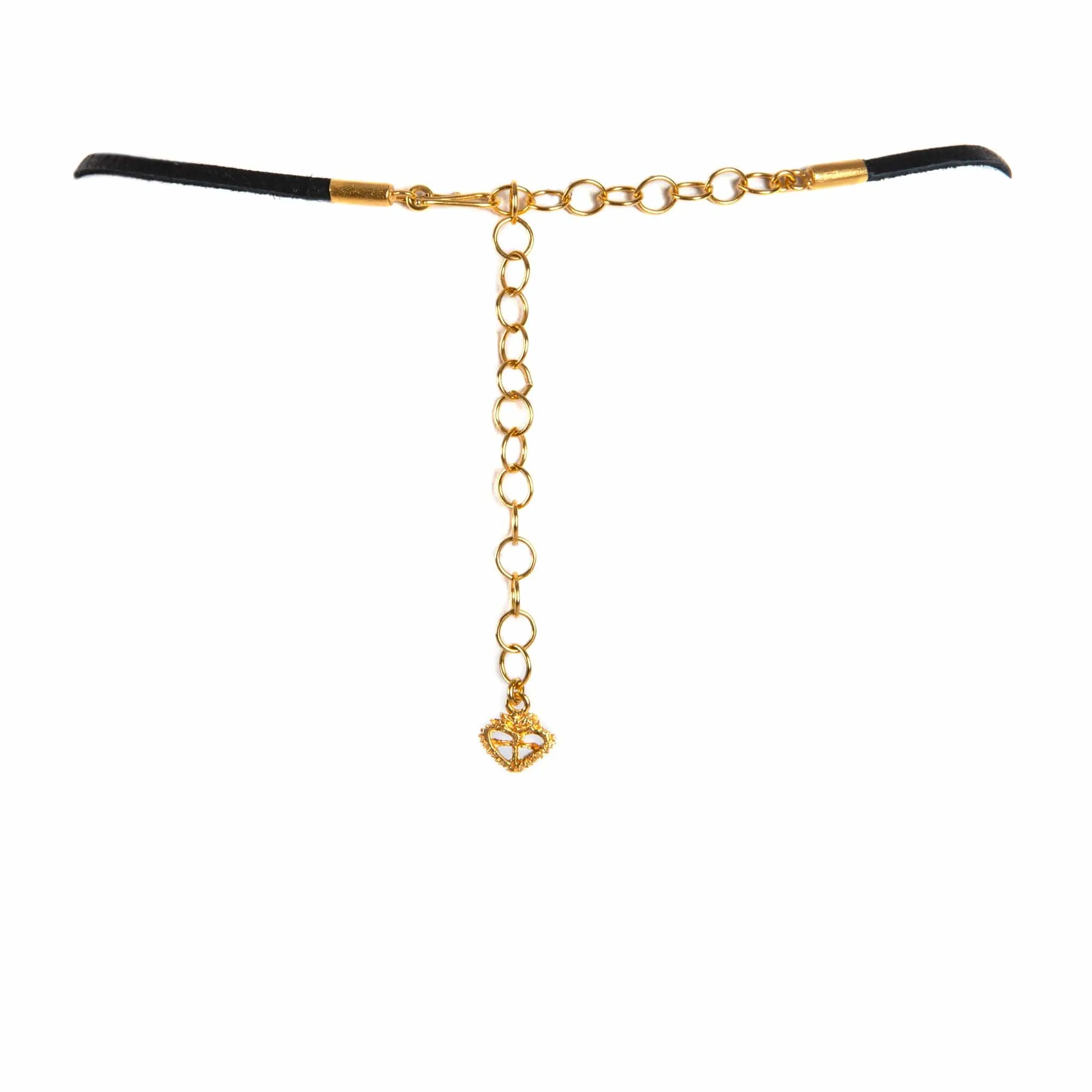 Bronze & Leather Chains Plated