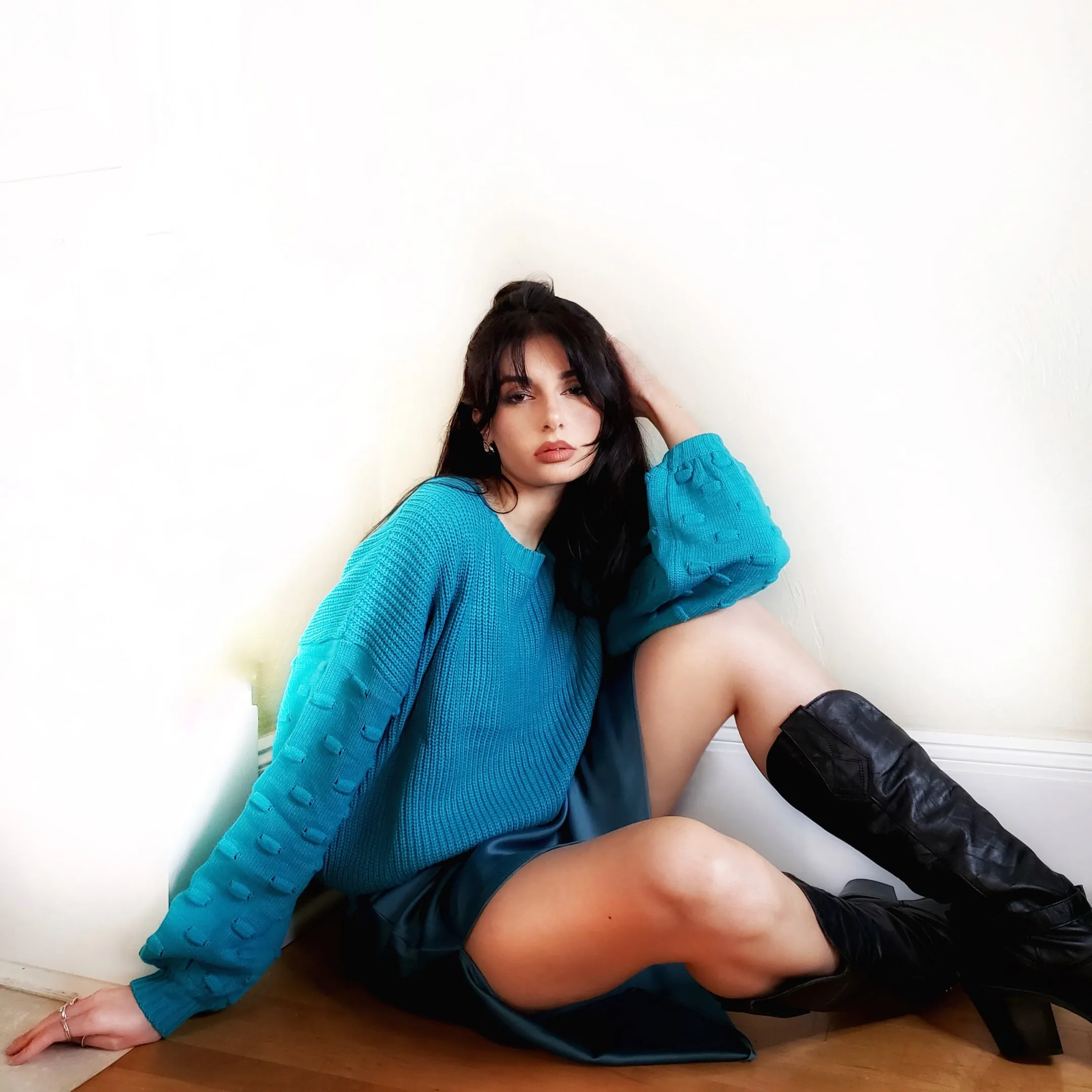 Bubbles Sleeves Sweater