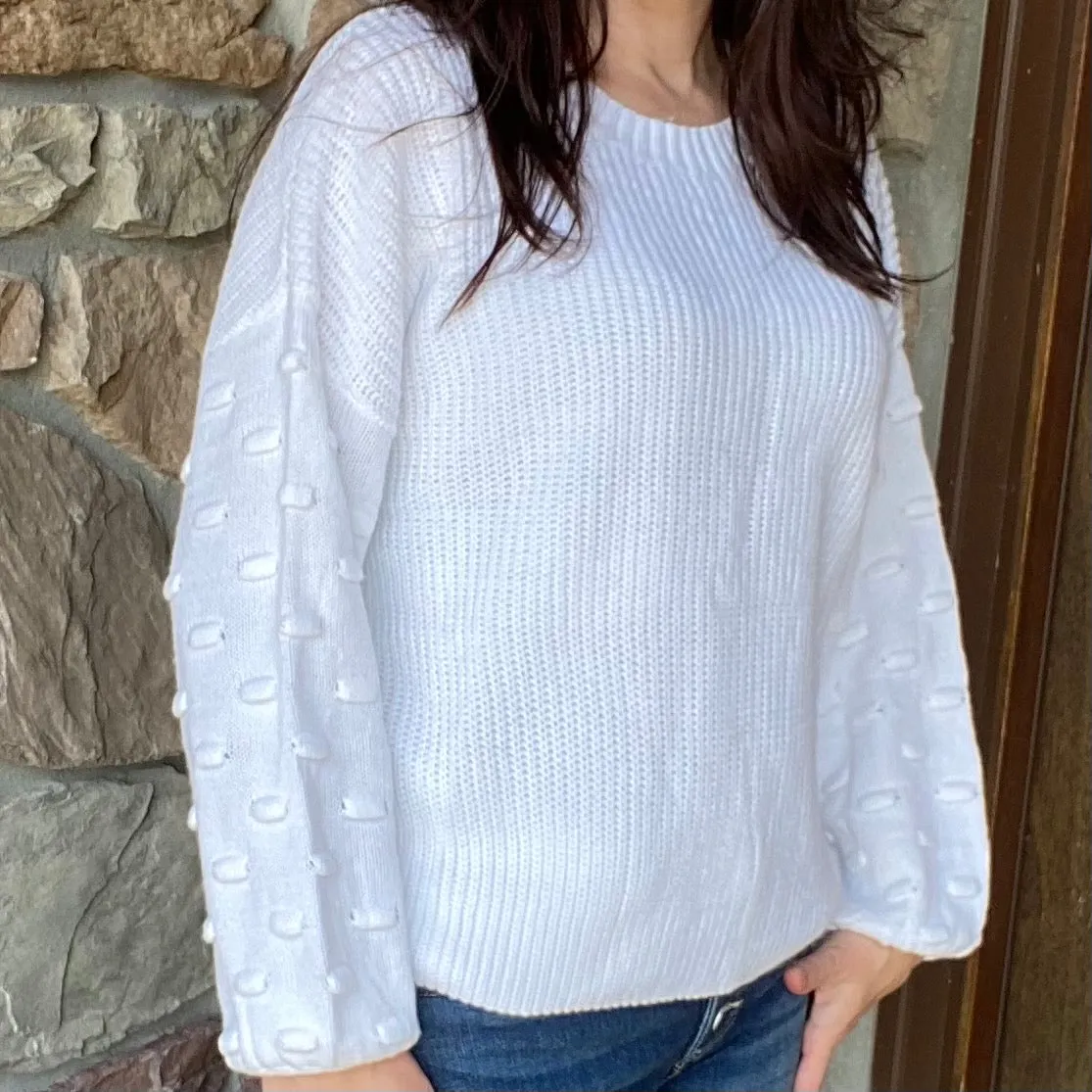 Bubbles Sleeves Sweater