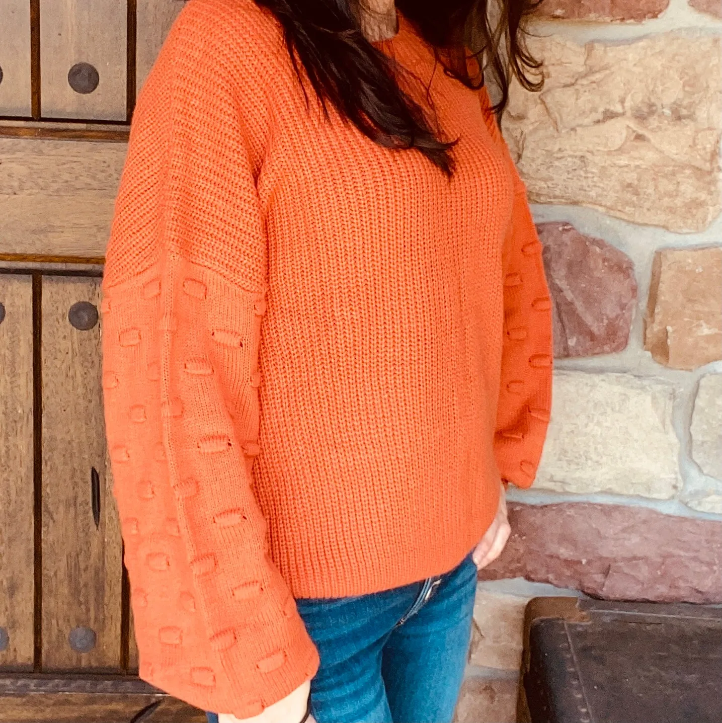 Bubbles Sleeves Sweater