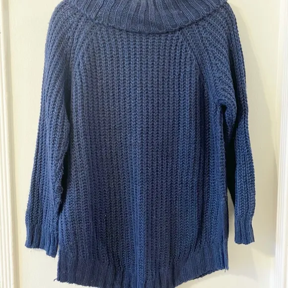 by the way. Autumn Turtle Neck Sweater Navy
