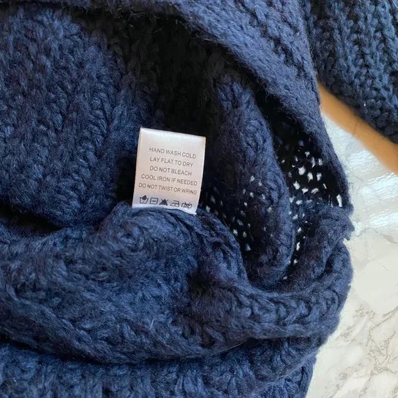 by the way. Autumn Turtle Neck Sweater Navy