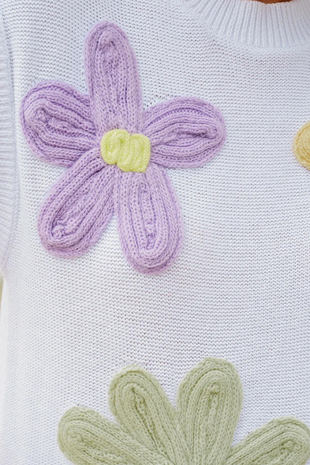 Callie Crochet Flower Top