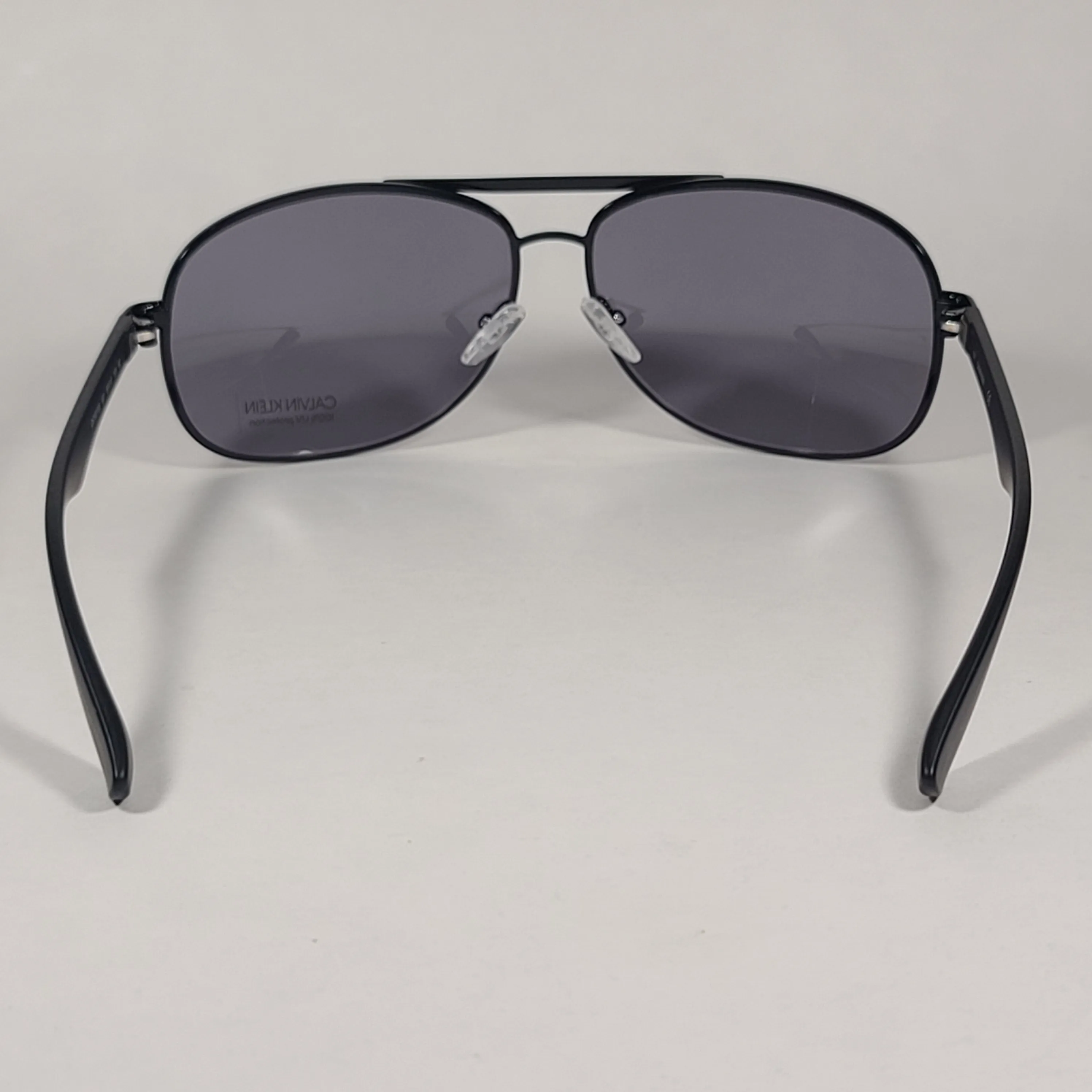 Calvin Klein Aviator Pilot Sunglasses CK19315S 001 Matte Black Frame Gray Lens