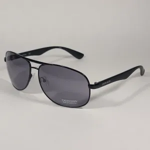 Calvin Klein Aviator Pilot Sunglasses CK19315S 001 Matte Black Frame Gray Lens