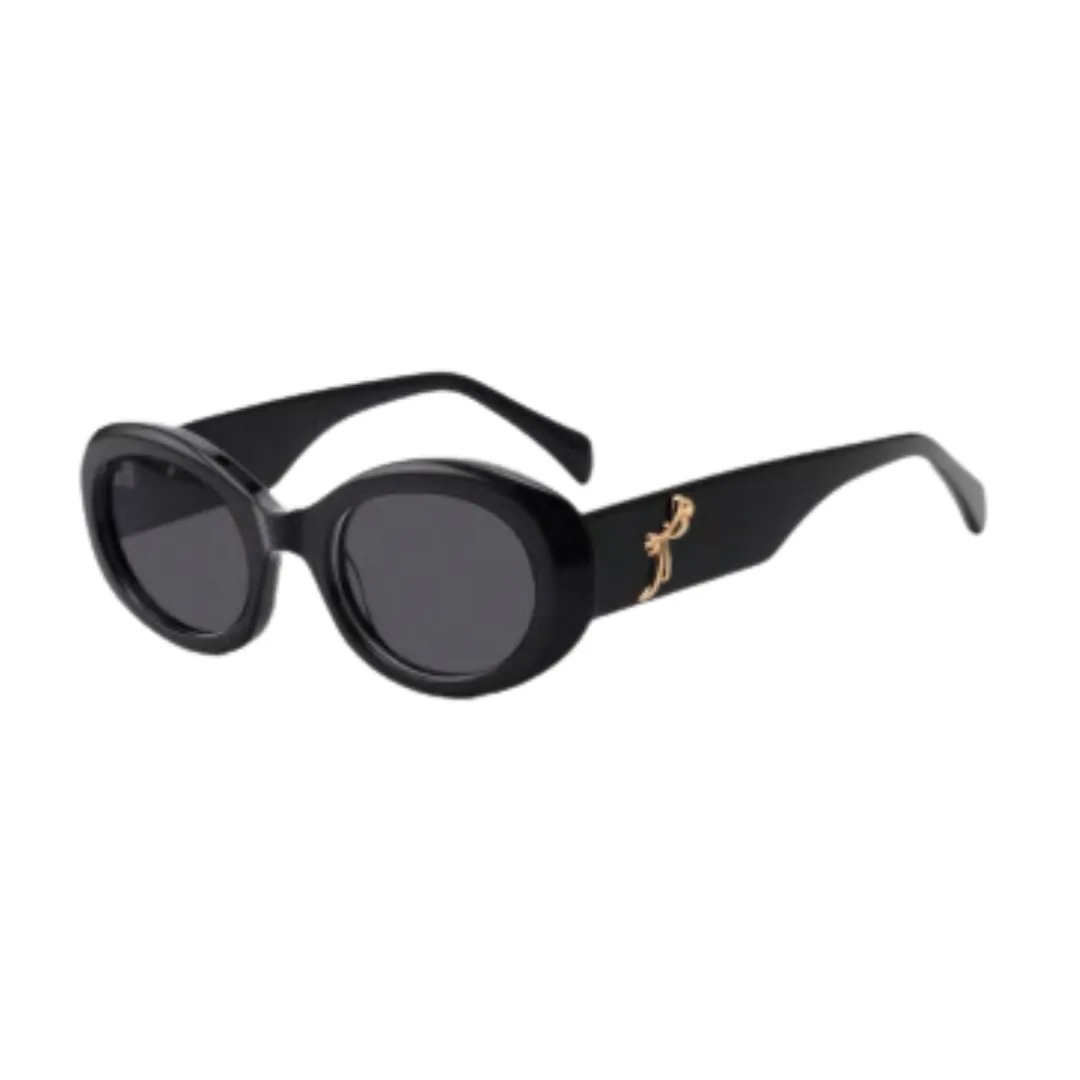 Cara Oval Acetate Sunglasses