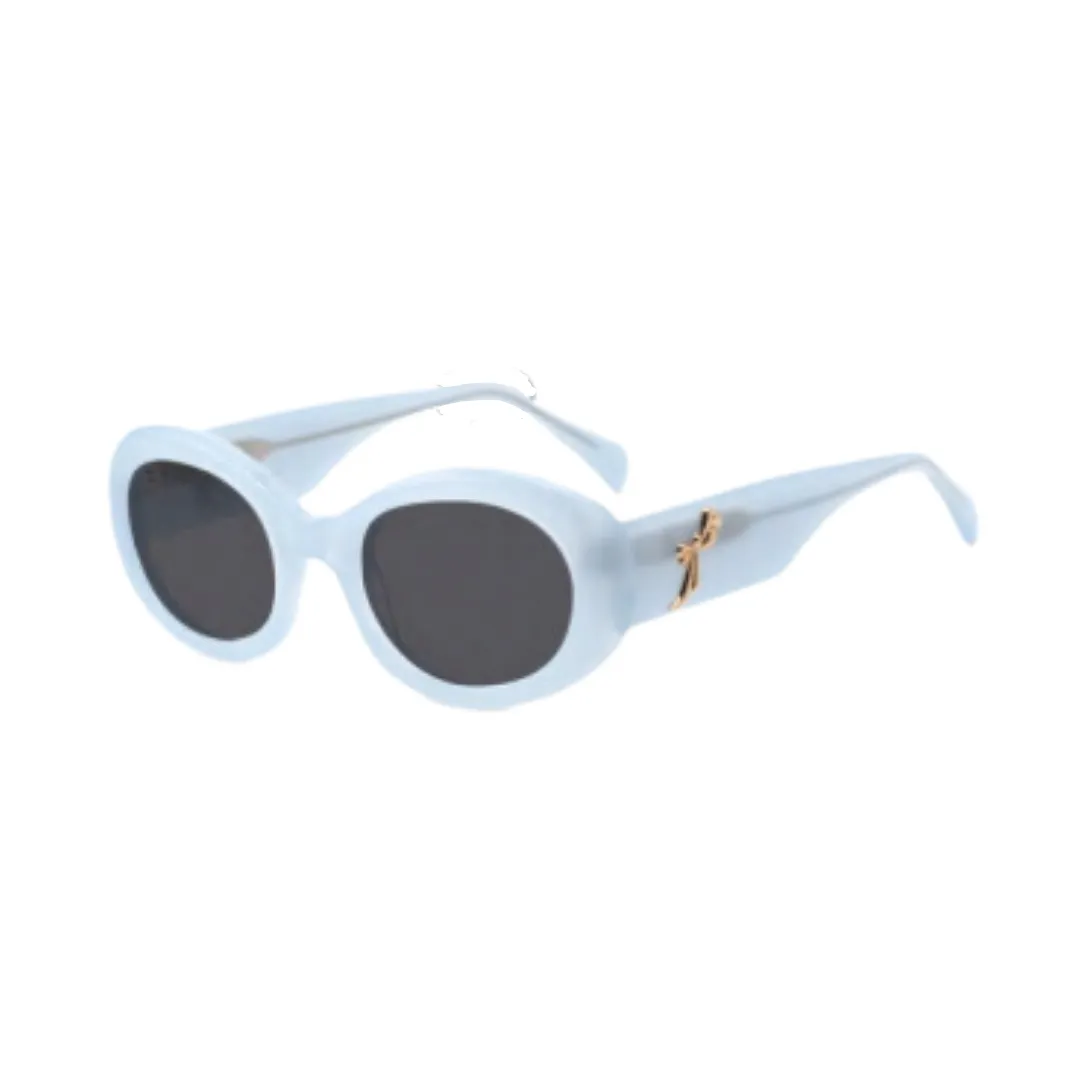 Cara Oval Acetate Sunglasses