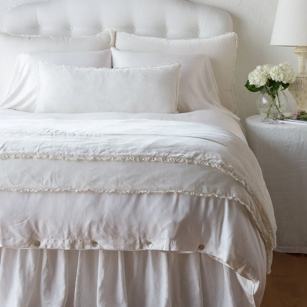 Carmen Deluxe Sham - Winter White