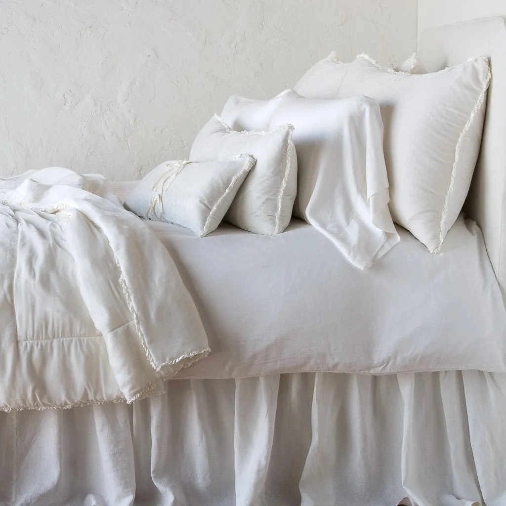Carmen Deluxe Sham - Winter White