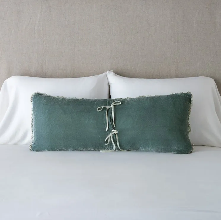 Carmen Lumbar Pillow - Eucalyptus