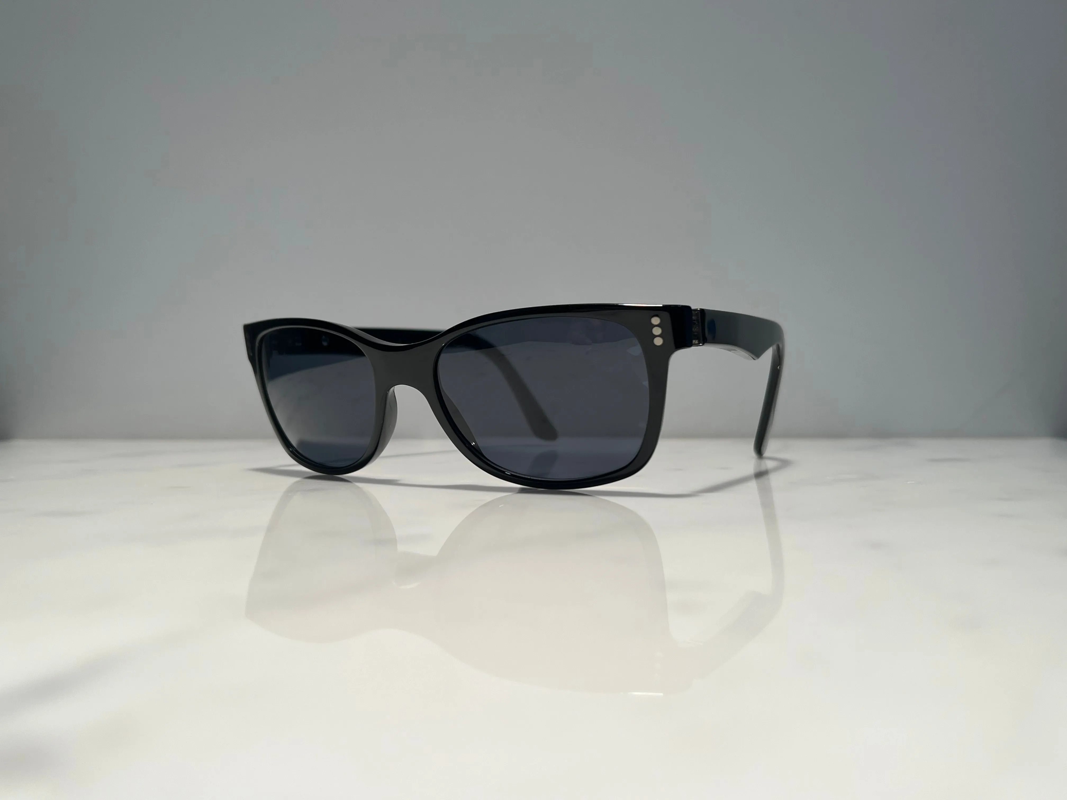 Cartier Duke Square Vintage Glasses Sunglasses Frames Platinum