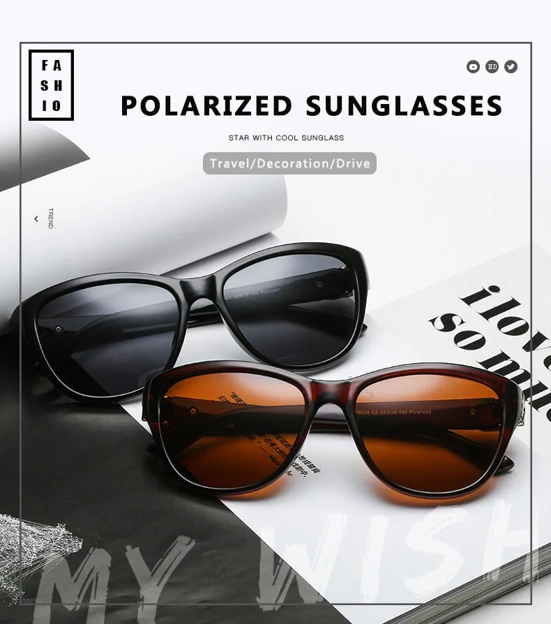 Cat Eye Polarized Sunglasses