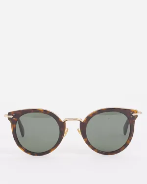 Celine Brown Tortoise CL41373 Round Wayfarer Frame Sunglasses