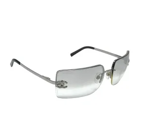 Chanel Clear Rhinestone Sunglasses