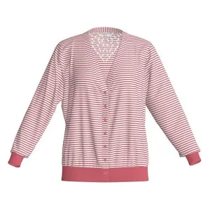 Cheryl - Pink White Stripe