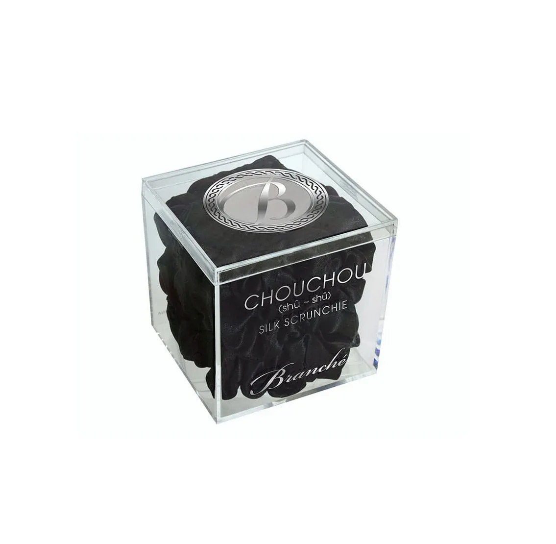 Chouchou Silk Hair Scrunchies Black