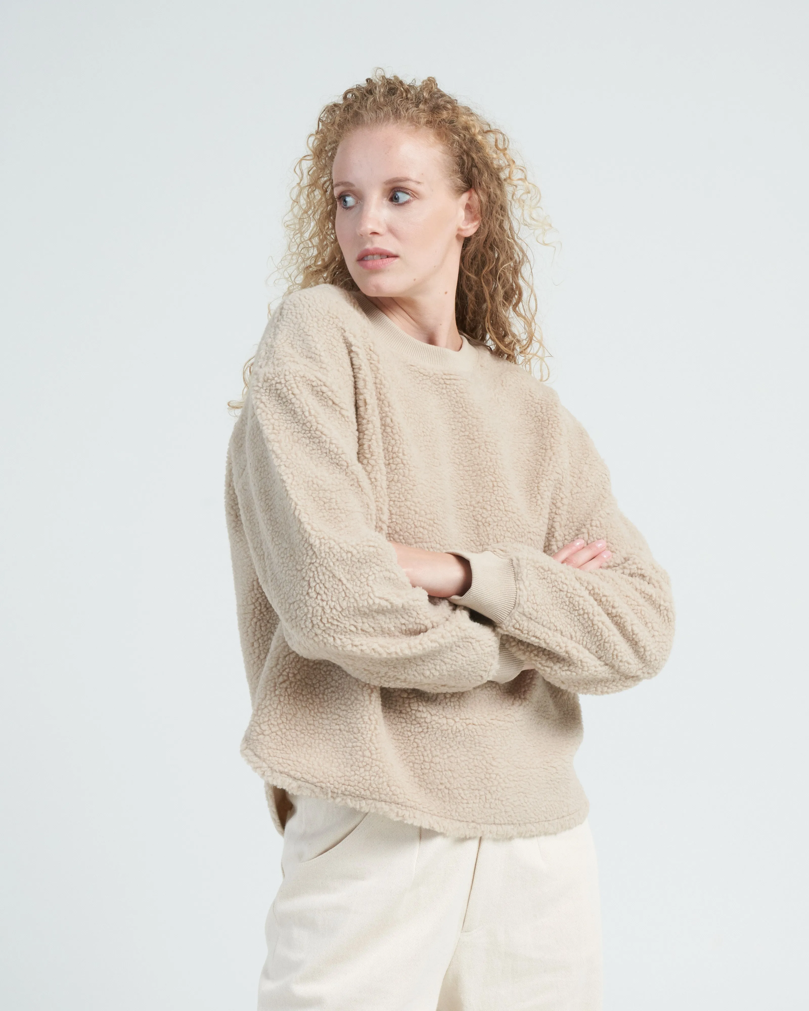 chunky keepsake jumper - beige