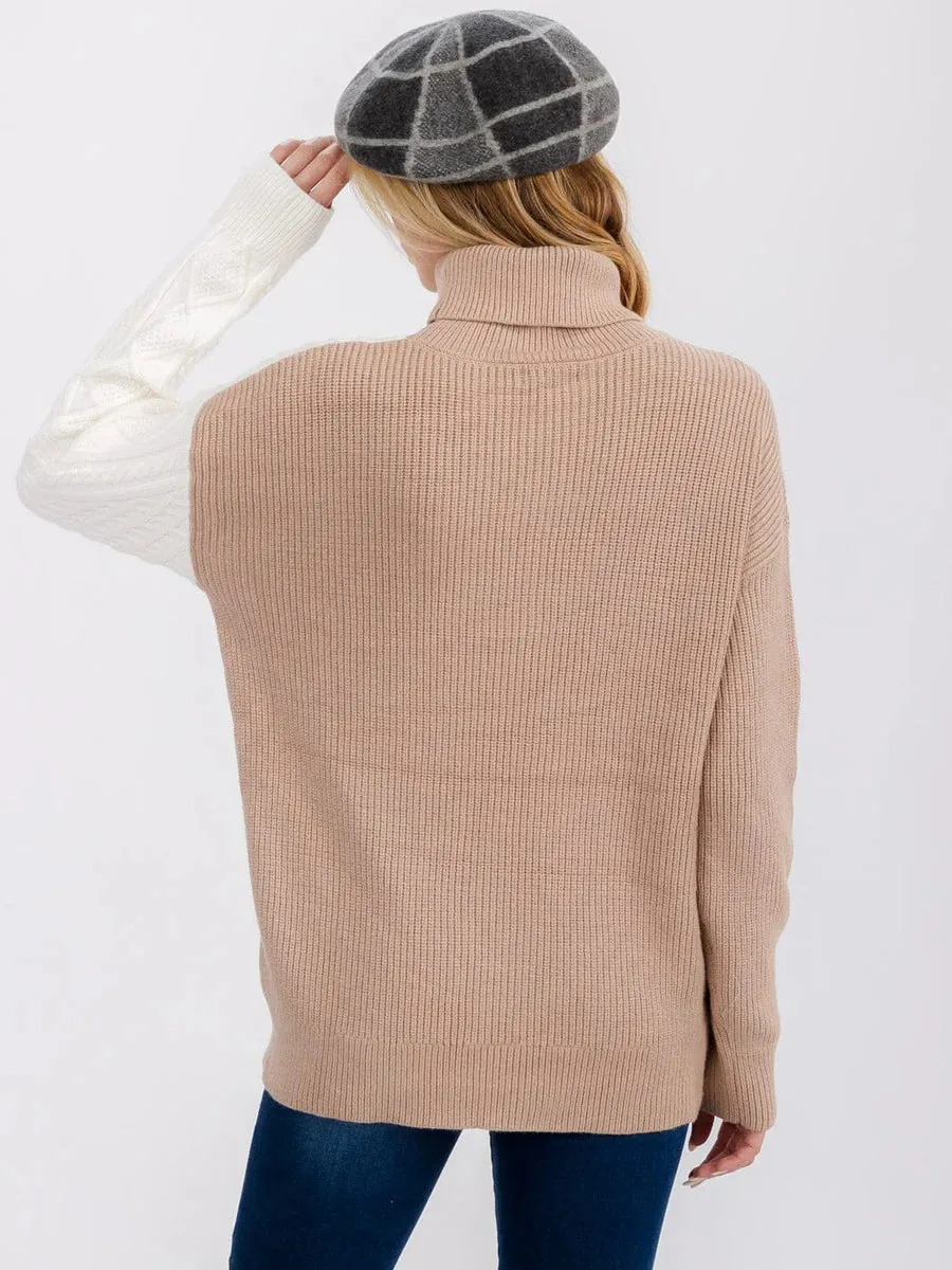 Colorblock Knit Sweater