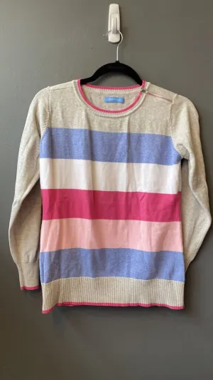 Cotton Cashmere Stripe Sweater