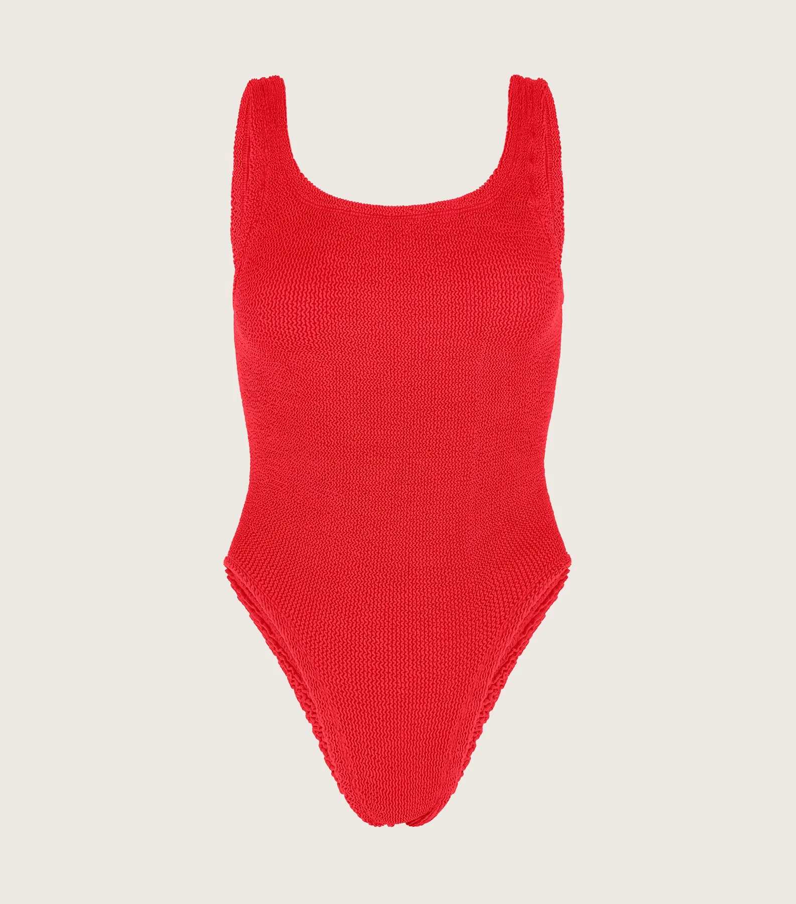 Coverage Square Neck Swim - Red