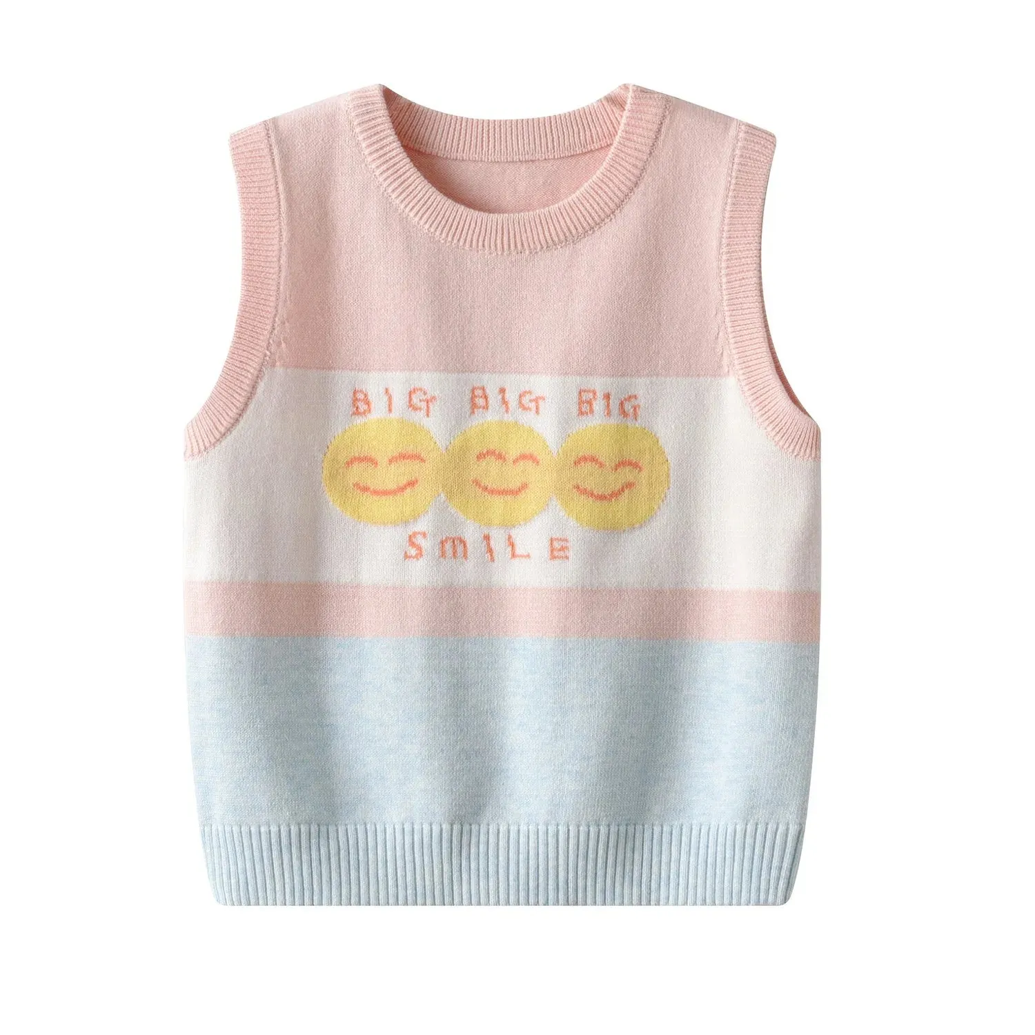 Cozy Knitted Vest Sweater  for Girls