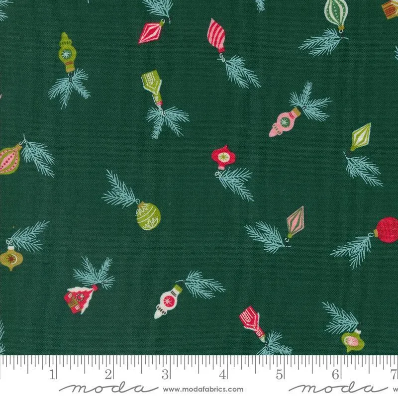 Cozy Wonderland by Moda Fabrics VINTAGE BAUBLES/PINE