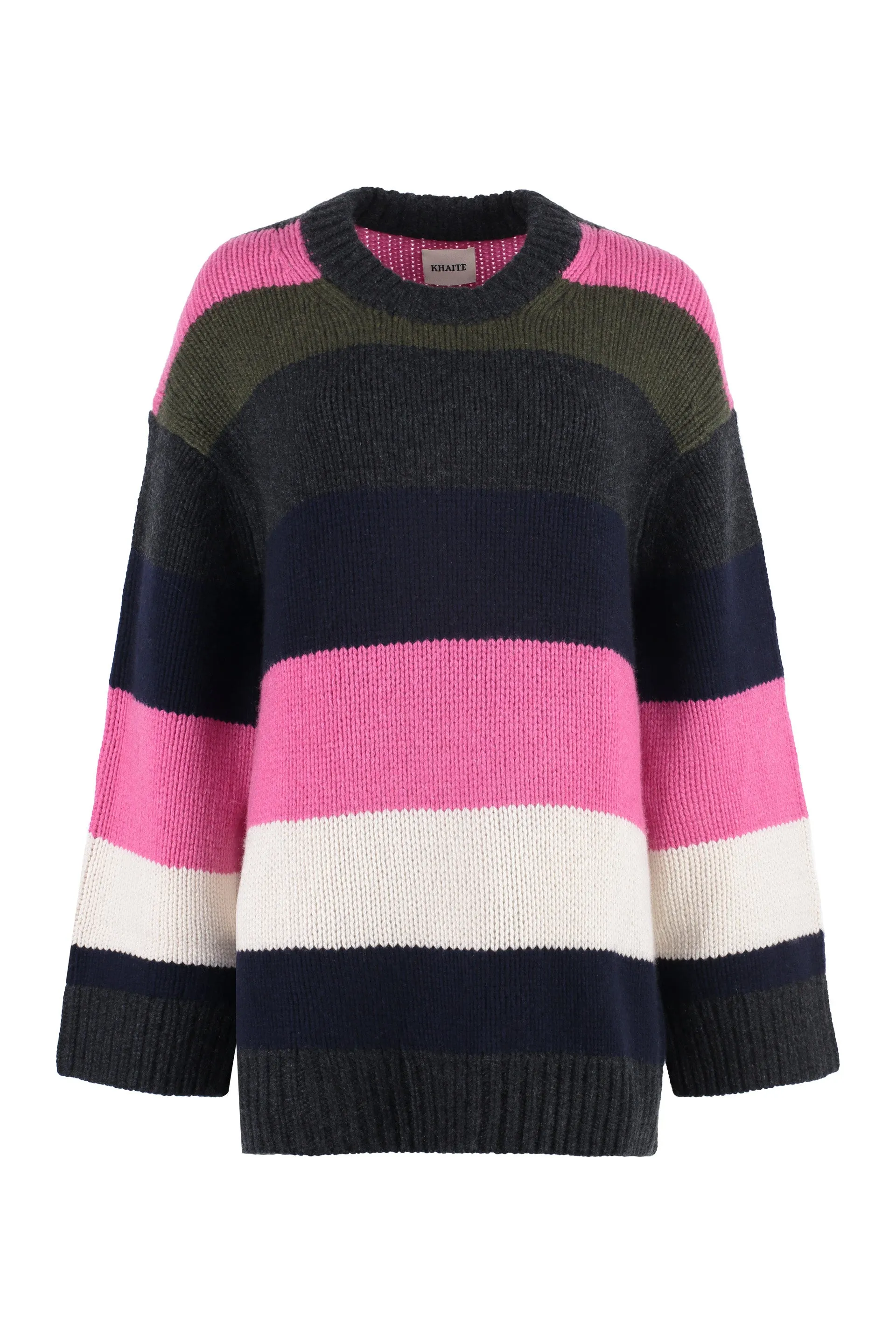 Crew-neck cashmere sweater
