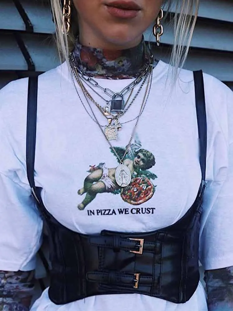 Crop Tops Womens Tank Tops White Black Basic Tanks Punk Summer Casual PU Leather Top Black Cami Top Female Vest Sexy Corset