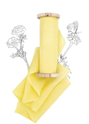 Daffodil Silk Ribbon in Habotai