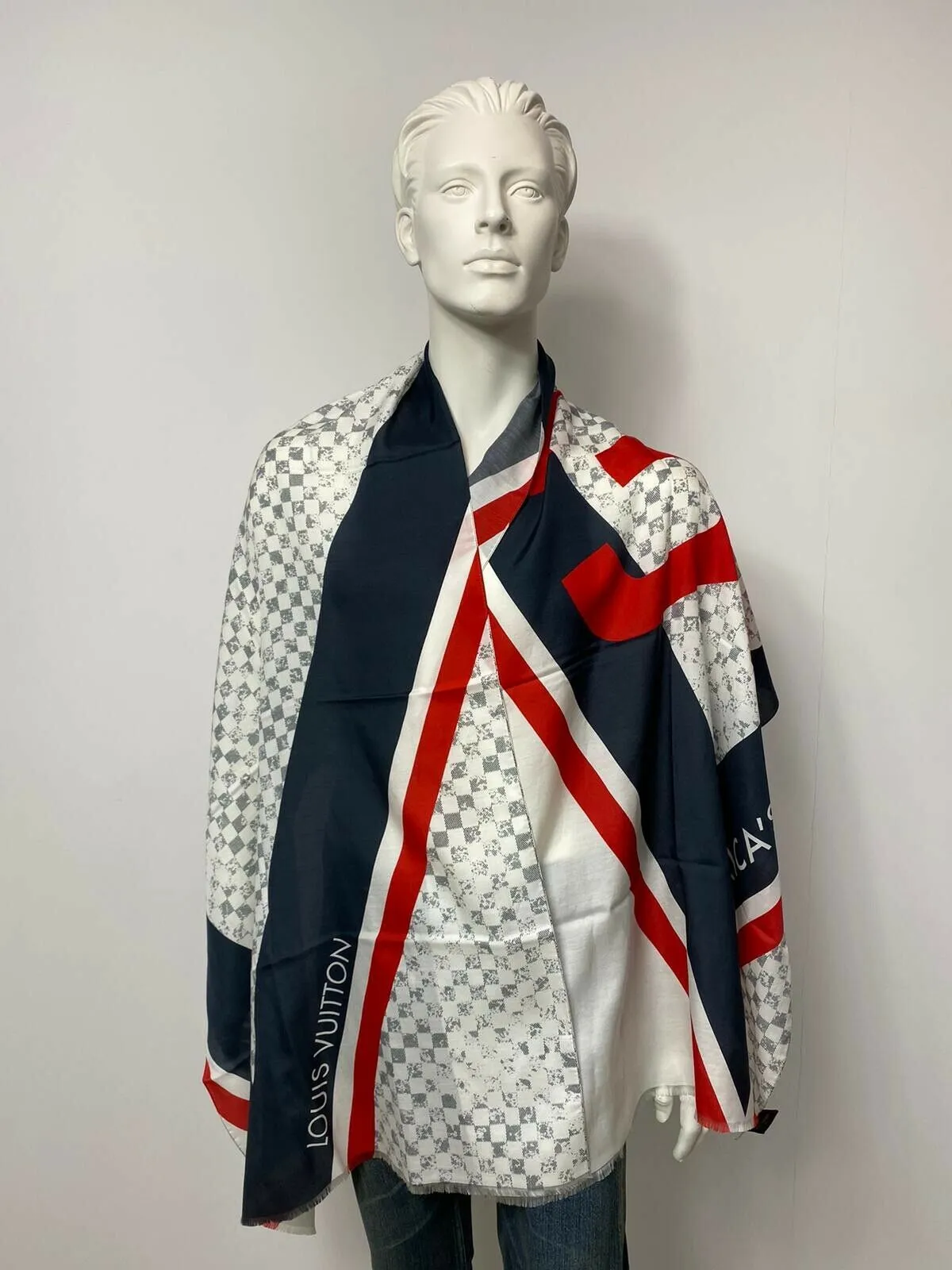 Damier Latitude Scarf