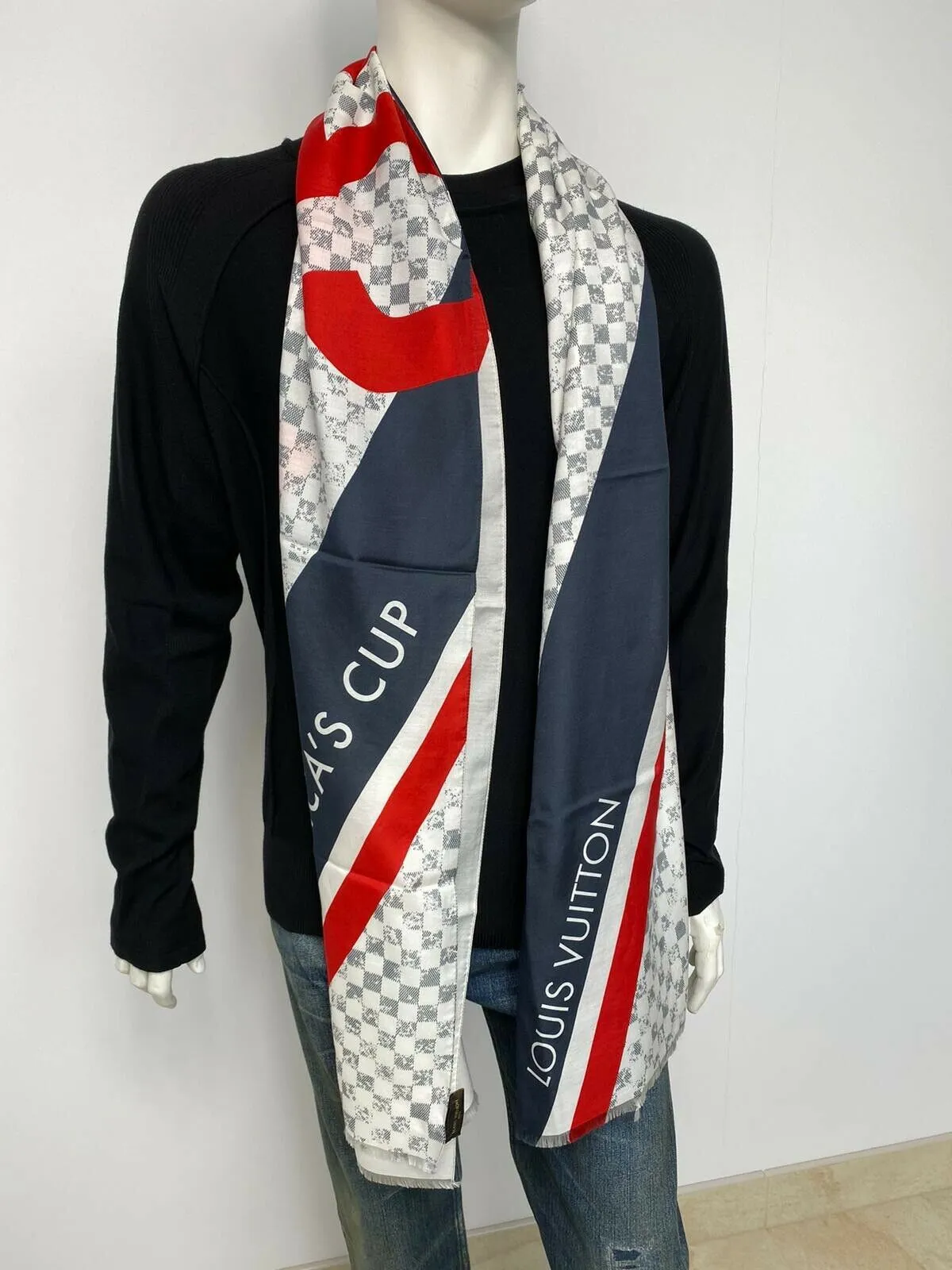 Damier Latitude Scarf