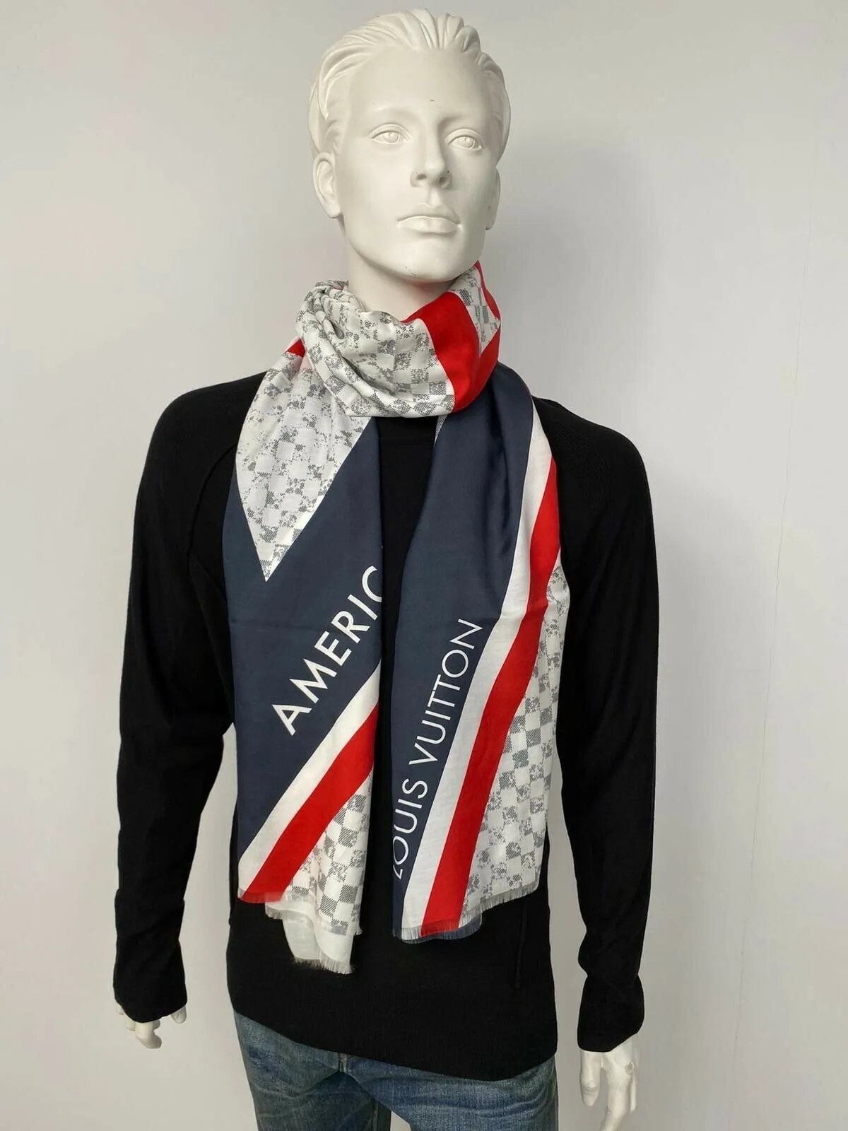 Damier Latitude Scarf