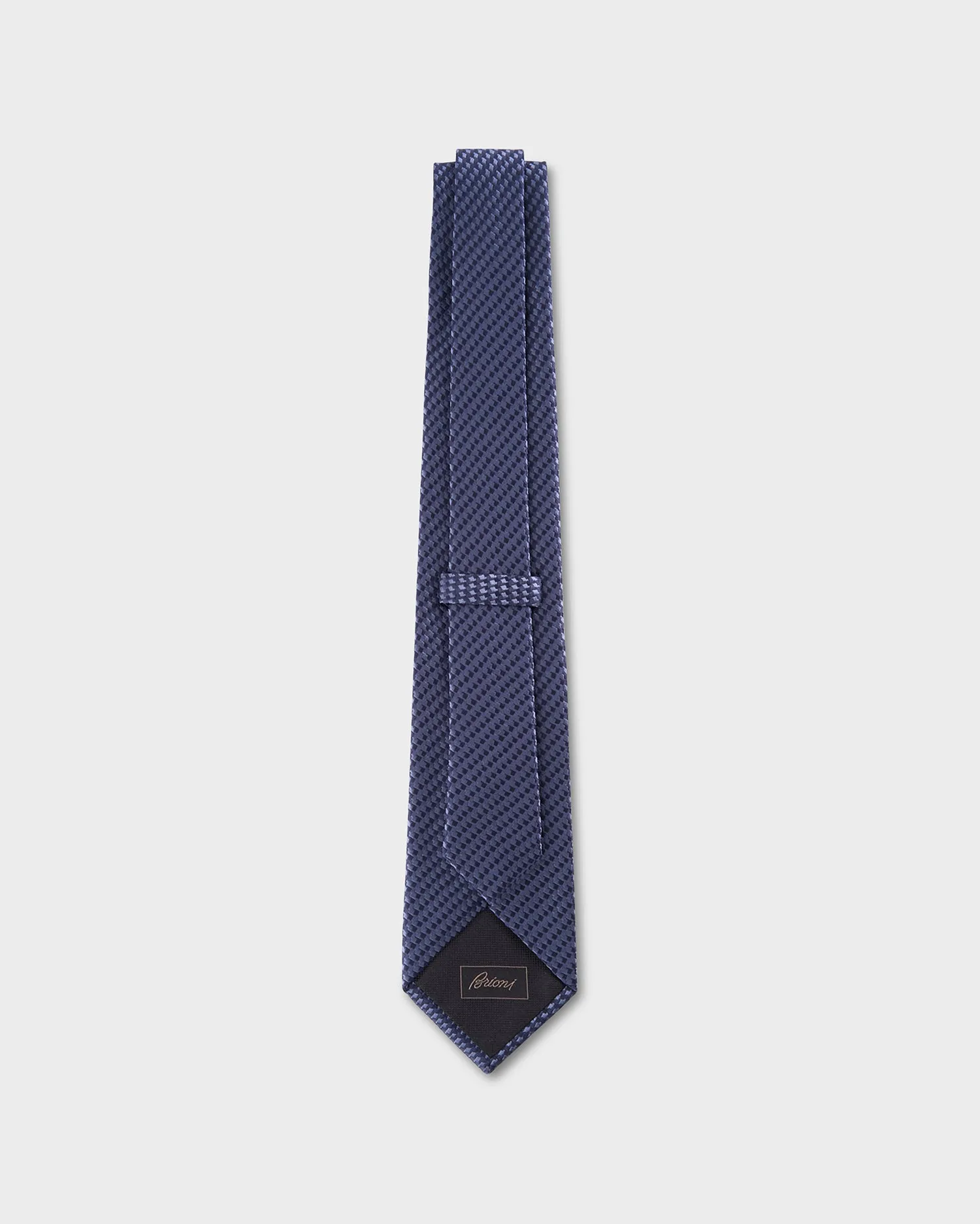 Dark Blue Jacquard Pattern Tie