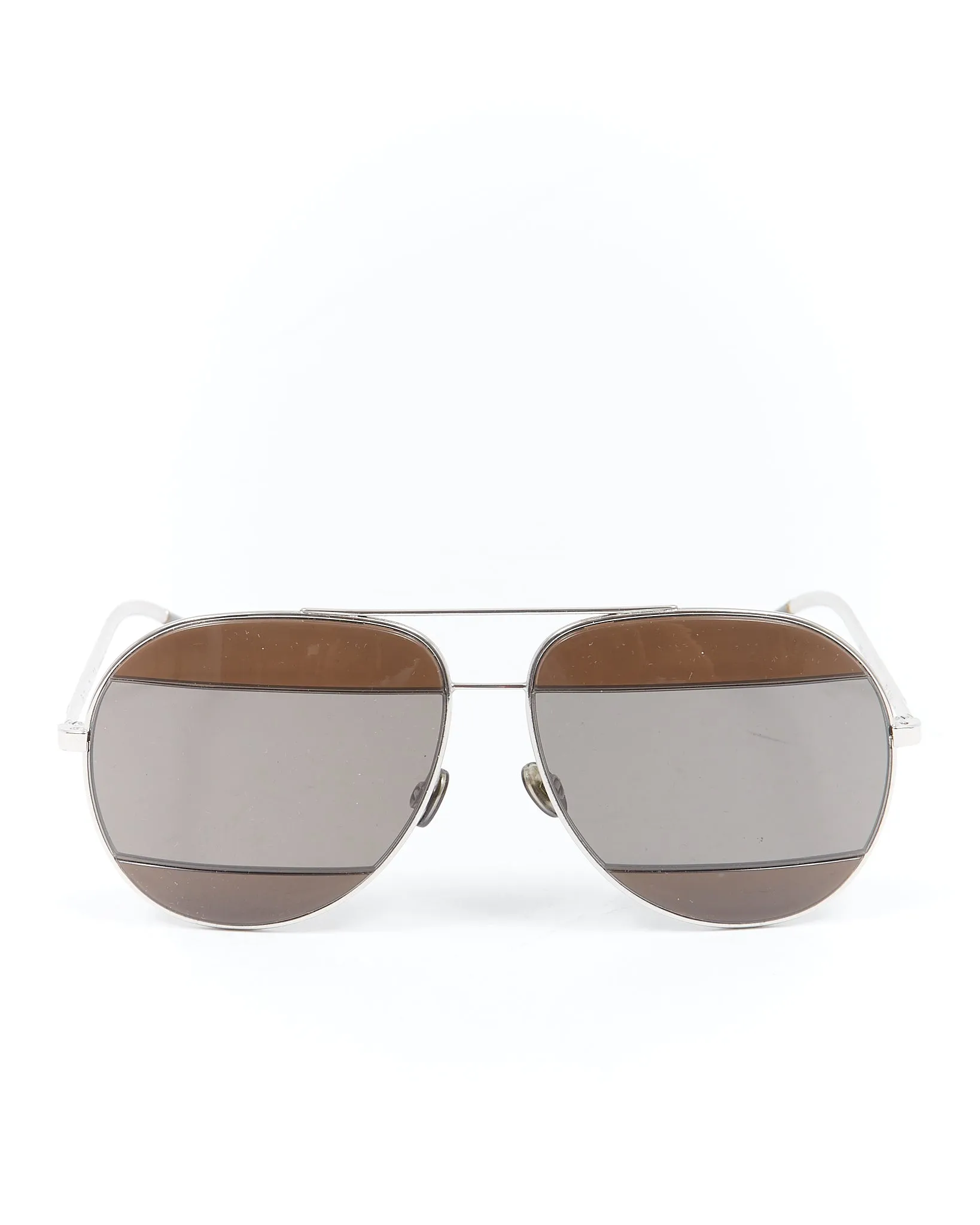 Dior Silver Aviator DiorSplit2 Sunglasses