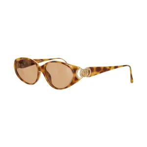 Dior Tortoise Logo Sunglasses