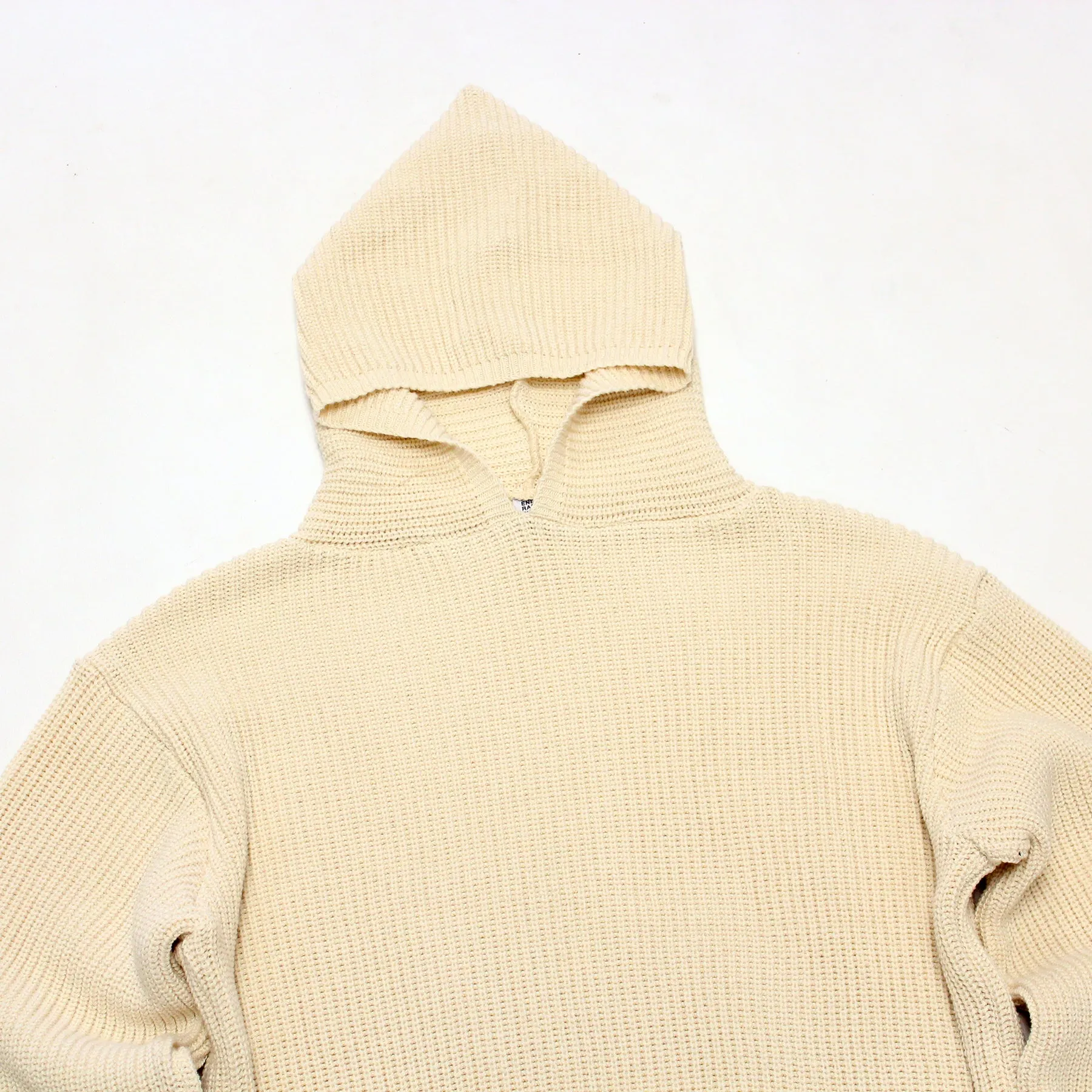 Divine Energy Hooded Knit Shaker Sweater (Natural)