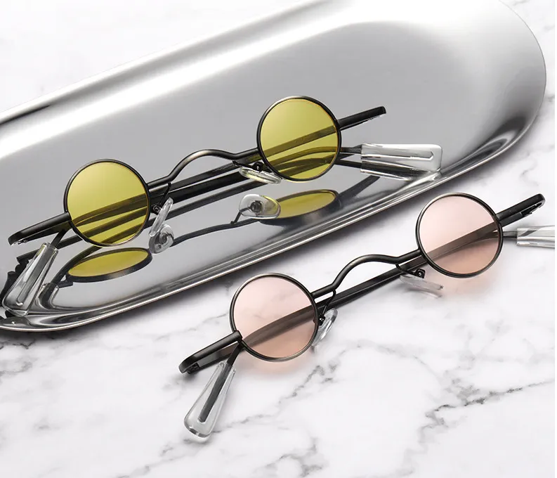 Eclipse Noir Round Sunglasses