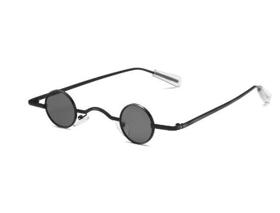 Eclipse Noir Round Sunglasses