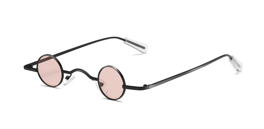 Eclipse Noir Round Sunglasses