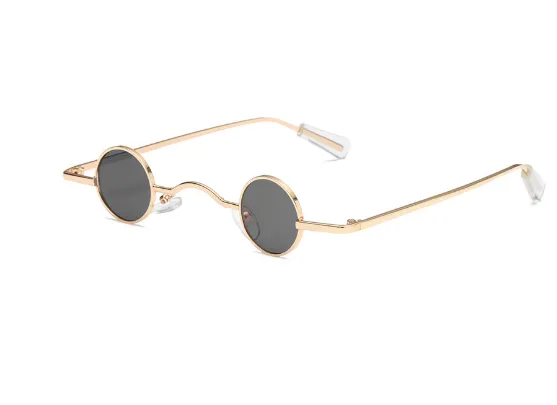 Eclipse Noir Round Sunglasses